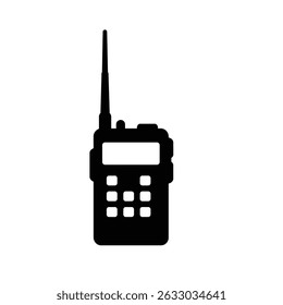 Ícone do dispositivo portátil de comunicação bidirecional por rádio