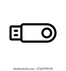 Portable USB Flash Drive Memory Stick Icon