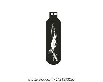 Unidad flash USB portátil que ofrece un cómodo almacenamiento y transferencia de datos, ideal para transportar archivos sobre la marcha con su diseño compacto y funcionalidad plug-and-play.