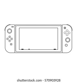 Portable video game console. 