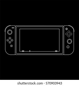 Portable video game console. 