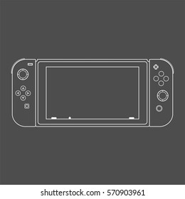 Portable video game console. 