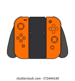 Portable video game console. 