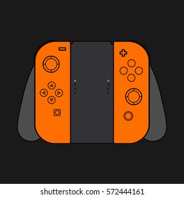 Portable video game console. 