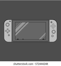 Portable video game console. 