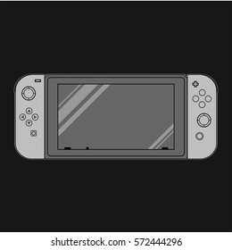 Portable video game console. 