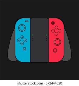 Portable video game console. 
