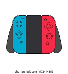 Portable video game console. 