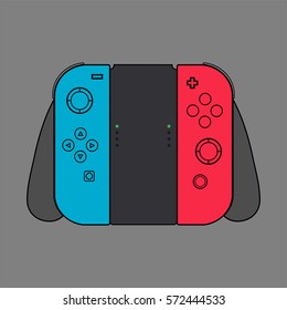 Portable video game console. 