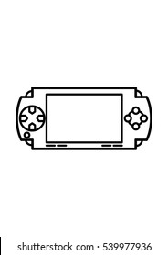 Portable video game console icon