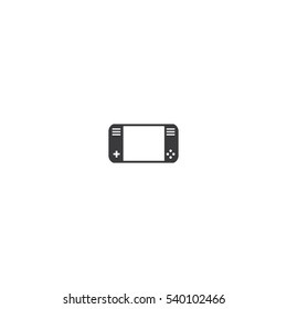 Portable video game console icon illustration isolated vector sign symbol.