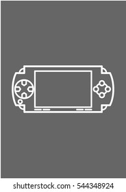 Portable video game console icon