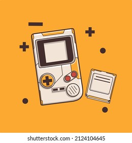 Portable video game console vector illustration.
For unlimited physical printing please use with an enhanced license. Also not allowed to be re-uploaded like the original image to the print on demand.