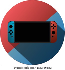 Portable Video Game Controller Single Icon