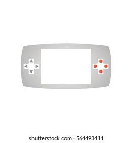 Portable Video Game Icon Color Gradient Vector