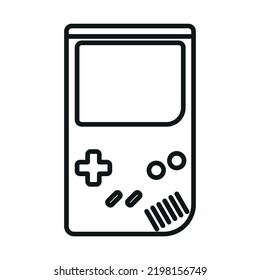Portable Video Game icon - Editable stroke