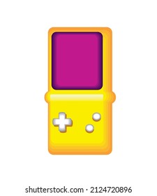 portable video game retro 90s icon isolated