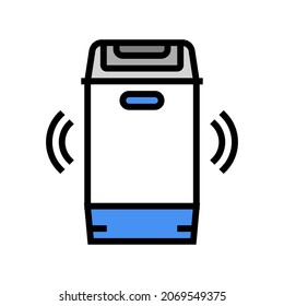 portable washing machine color icon vector. portable washing machine sign. isolated symbol illustration