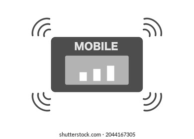 Portable wireless LAN router. Vector illustration.