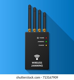 Portable Wireless Mobile Signal Jamming for Prevent Bomb Terrorist Security Electronic Device