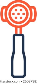 Portafilter Icon Color Line Vector Illustration