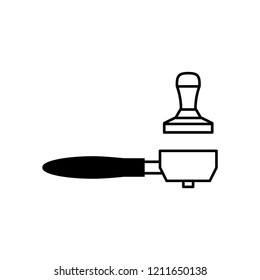 portafilter icon, vector illustration
