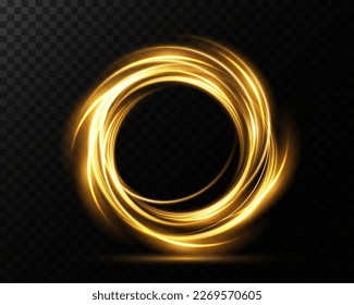 Portal and frame, abstract light lines of movement and speed. light ellipse. Glitter Galaxy. Glowing podium. Space tunnel. Light everyday glowing effect. semicircular wave, light vortex wake. Bright s