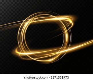 Portal and frame, abstract light lines of movement and speed. light ellipse. Glitter Galaxy. Glowing podium. Space tunnel. Light everyday glowing effect. semicircular wave, light vortex wake. Bright s