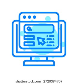 Ícone Do Portal Na Ilustração Do Vetor De Forma