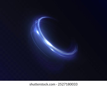 Portal light effect, fantasy podium. Glow for game interface design. Bright light around teleport podium. Magic gate in fantasy game. Vector 10 EPS