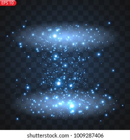 portal, transition to flash measurement, sequins, sparkless