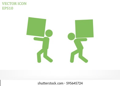 porter icon vector illustration.