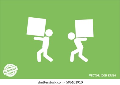 porter icon vector illustration EPS 10
