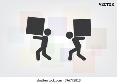 porter icon vector illustration EPS 10