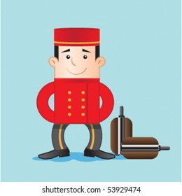 porter with luggage