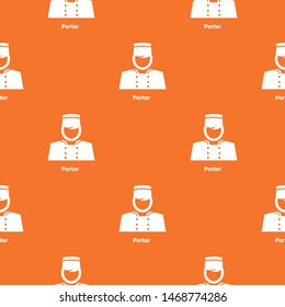 Porter pattern vector orange for any web design best