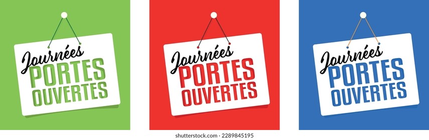 Journées portes ouvertes, Open doors days in French