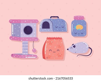 portes of pets items set