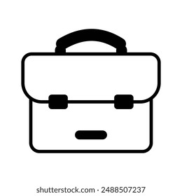 Portfolio bag, ready to use vector design
