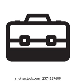 Ilustración de vectores de iconos negros de cartera | Icono De Marketing Y SEO