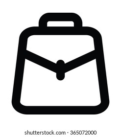 Portfolio Bold Line Vector Icon 