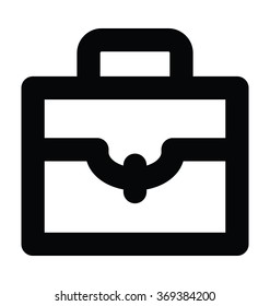 Portfolio Bold Line Vector Icon