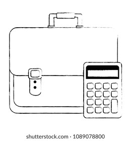portfolio briefcase with calculator