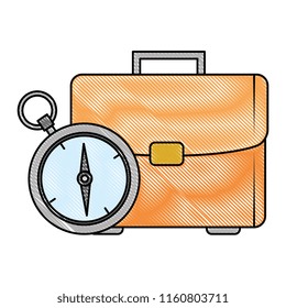 portfolio briefcase with chronometer