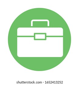documentos de cartera de documentos de cartera Icono aislado Ilustración vectorial