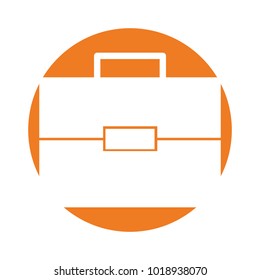 portfolio briefcase isolated icon