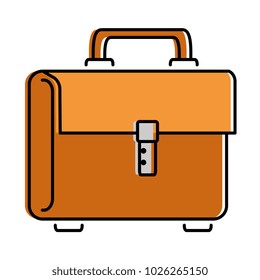 portfolio briefcase isolated icon