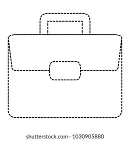 portfolio briefcase isolated icon