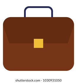 portfolio briefcase isolated icon