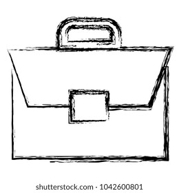 portfolio briefcase isolated icon